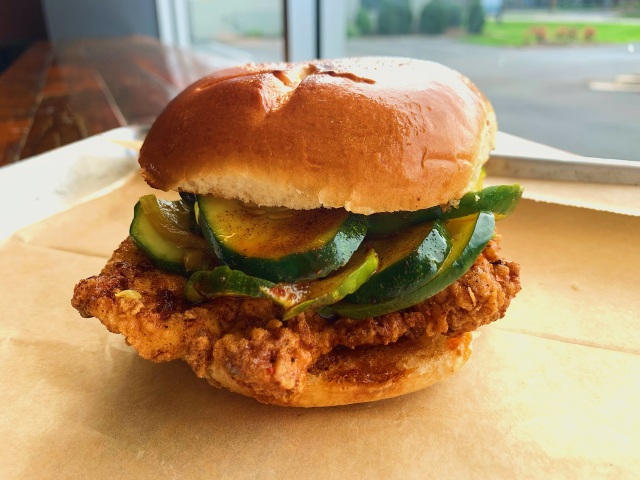 What comes on the spicy cluck?