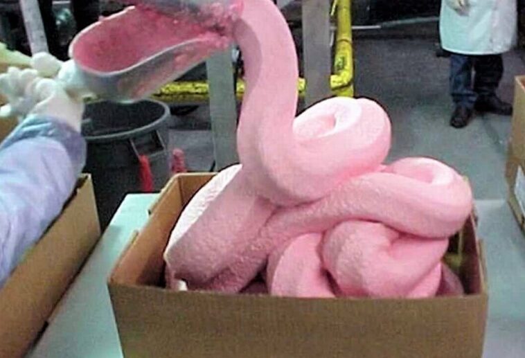 What companies use pink slime?
