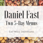 What did Daniel eat when he fasted?