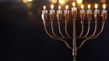 What do you eat on the first night of Hanukkah?