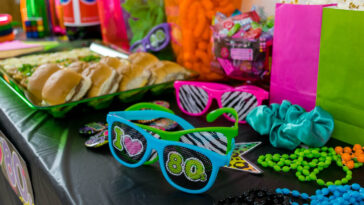 What do you serve at a 80s party?