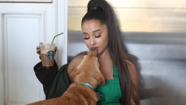 What does Ariana Grande have in Starbucks?