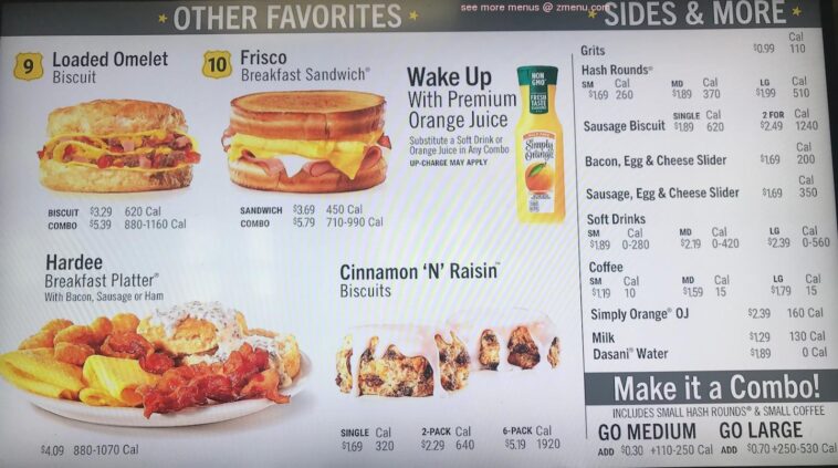 What does Hardee's sell the most of?