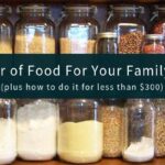 What does a 3 month supply of food look like?