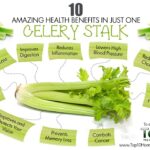 What does celery do for the female body?
