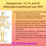 What does hypothyroidism do to bones?