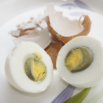 What does it mean if the yolk of a hard boiled egg is GREY?