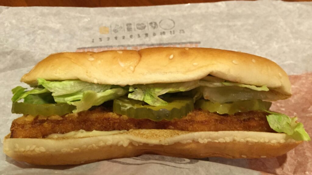 What kind of fish does Arby's use in their fish sandwich?