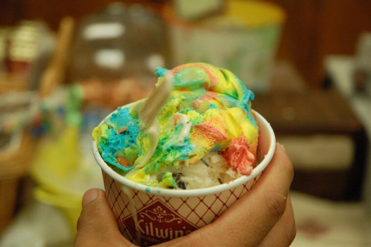 What flavor is Superman flavor ice cream?