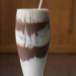 What flavor is a black and white shake?