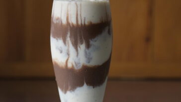 What flavor is a black and white shake?