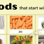 What food starts with Z?