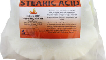What foods are high in stearic acid?