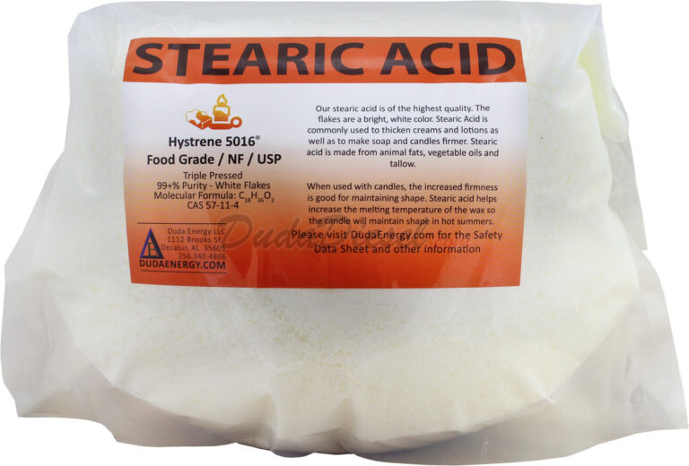 What foods are high in stearic acid?