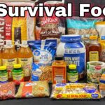 What foods should I stockpile for survival?