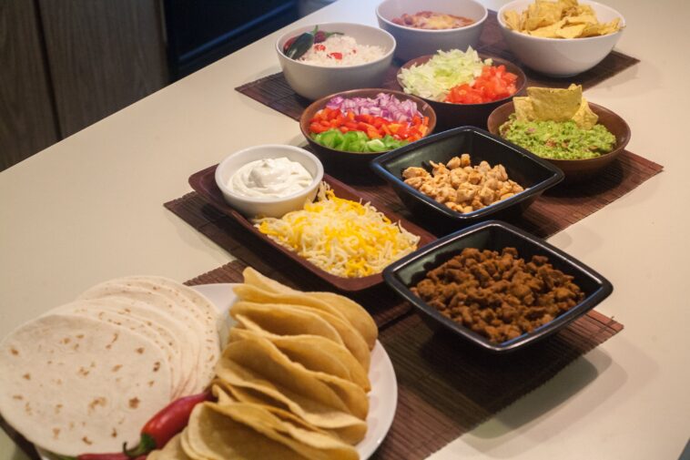 What goes with taco bar?