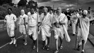 What happened during the Salt March?