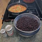 What happens if you don't rinse black beans?
