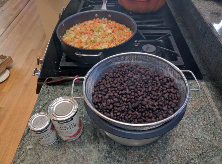 What happens if you don't rinse black beans?