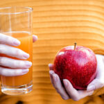 What happens if you drink too much apple juice?