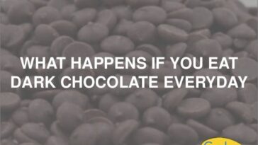 What happens if you eat chocolate everyday?