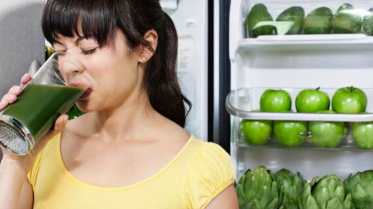 What happens on the first day of a juice cleanse?