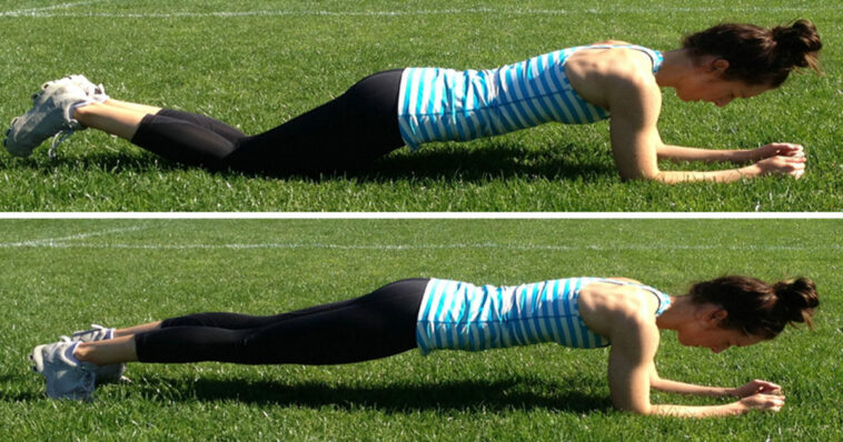 What happens when you do a plank for a minute everyday?