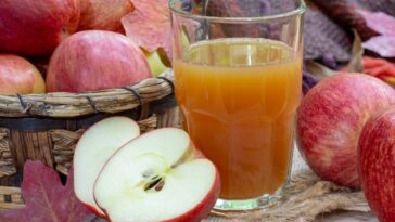 What happens when you drink a lot of apple juice?