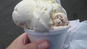 What ice cream is GREY?