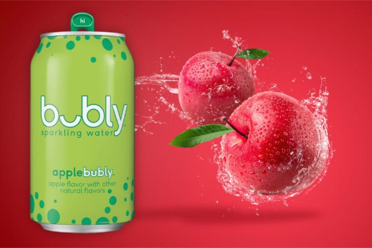 What is Bubly sweetened with?