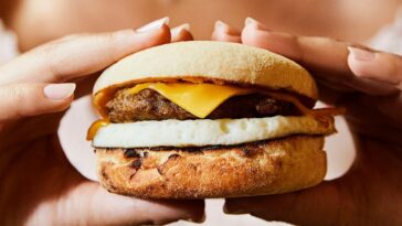 What is Dunkin Donuts beyond sausage made of?