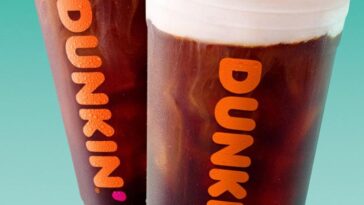 What is Dunkin Donuts cold foam made of?