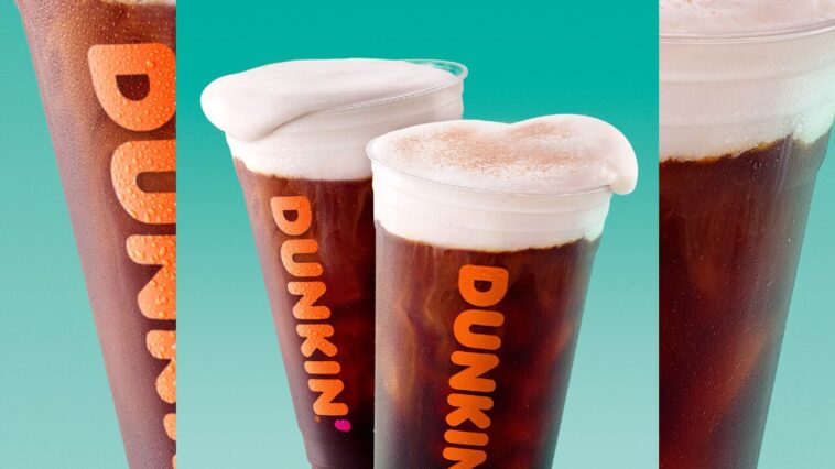 What is Dunkin sweet cold foam made of?