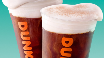 What is Dunkin's cold foam made of?