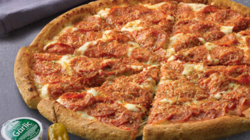 What is Papa John's ultimate pepperoni pizza?