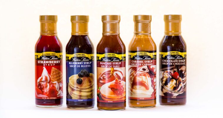 What is Walden Farms syrup made of?
