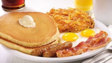 What is a common American breakfast?