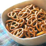 What is a good snack with pretzels?
