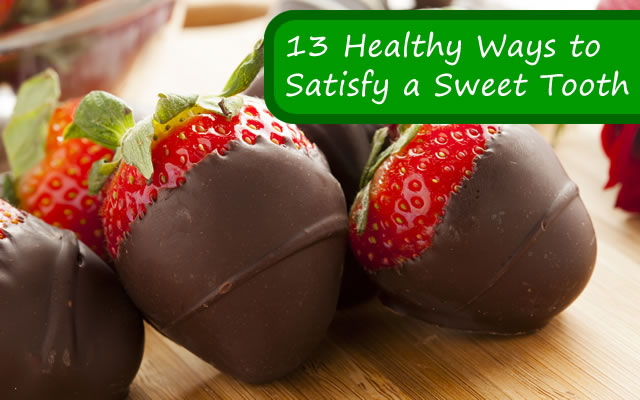 What is a healthy snack to satisfy a sweet tooth?