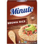 What is a serving of Minute brown rice?