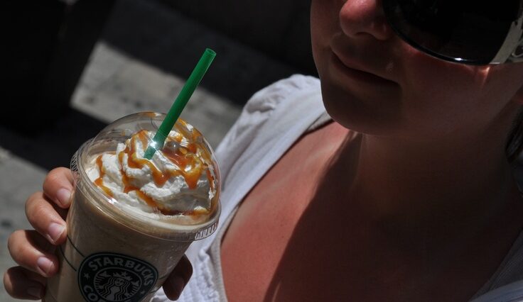 What is a vanilla bean Frappuccino with coffee called?