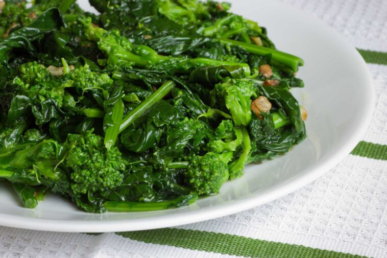 What is broccoli rabe made of?