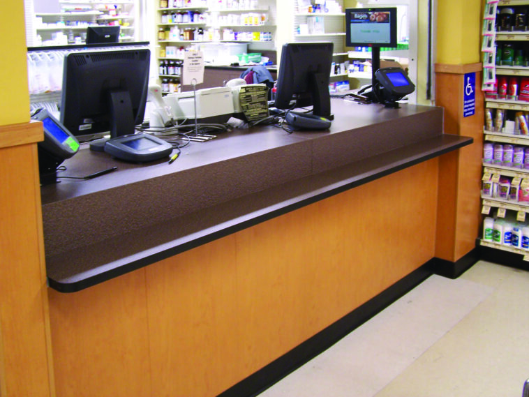 What is checkout counter?