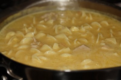 What is condensed chicken noodle soup?