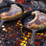 What is deglazing in cast iron?
