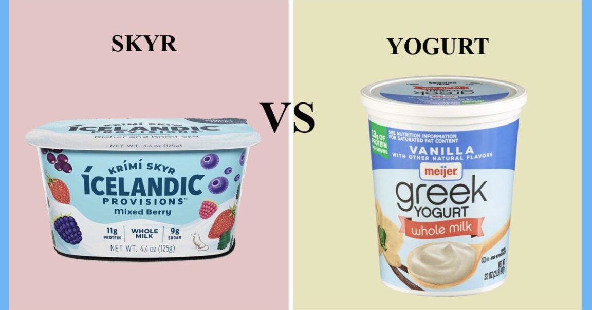 What is healthier skyr or Greek yogurt?