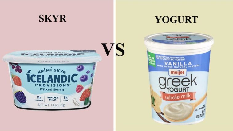 What is healthier skyr or Greek yogurt?