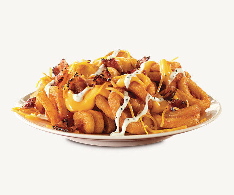 What is in Arby's loaded curly fries?
