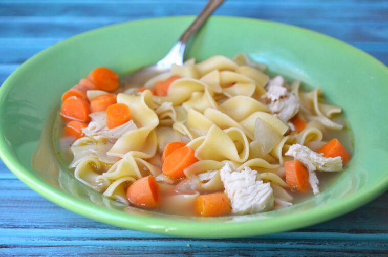What is in Campbell's chicken noodle soup that makes you feel better?