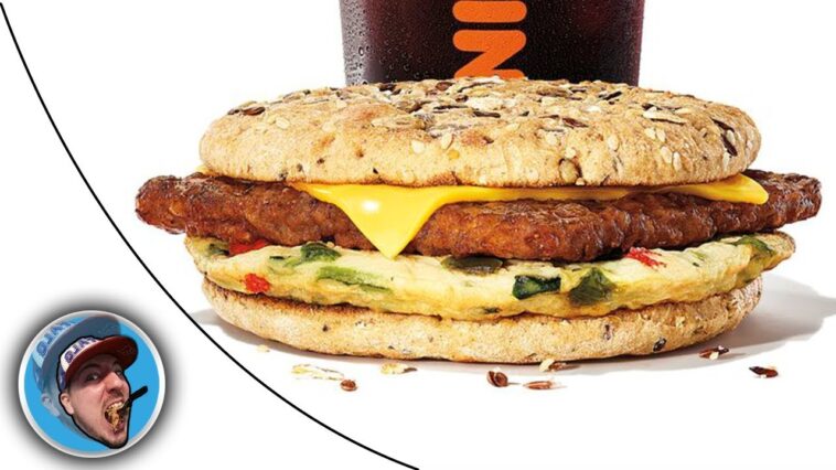 What is in Dunkin Donuts power sandwich?